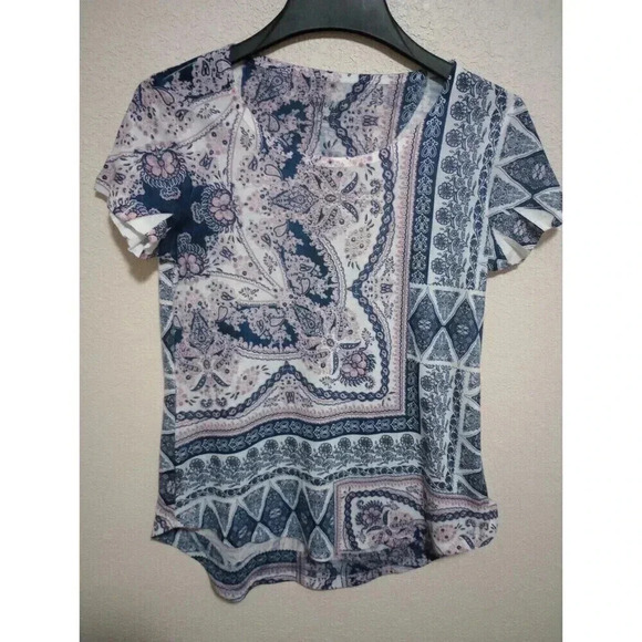 Style & Co Short Sleeve V Neck Shirts Lot Of 3 Shirts Size Small - Picture 6 of 9